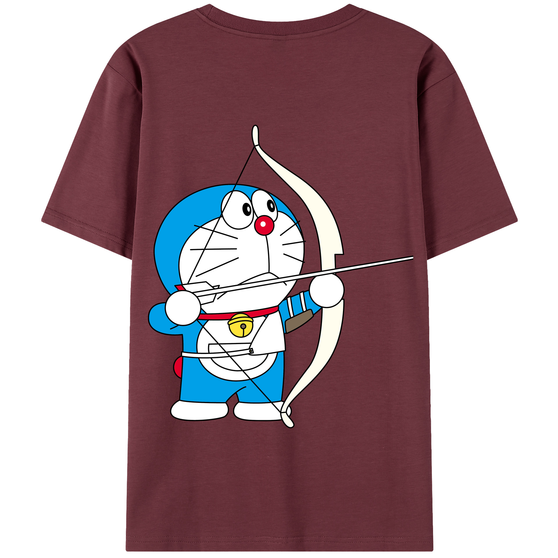 （画像用） ドラえもん Doraemon 綿100％半袖Tシャツ（背面プリント）